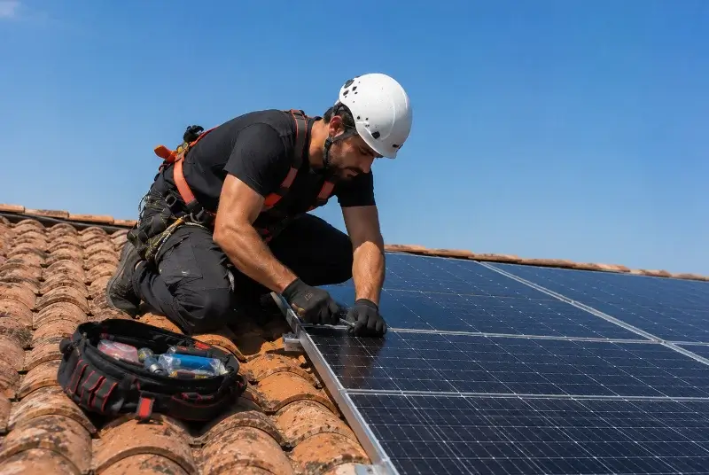 Maintenance et monitoring de panneaux solaires à Daux